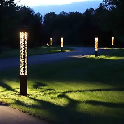 Jedinstveni prilagođeni CorTen osvijetljeni stubići