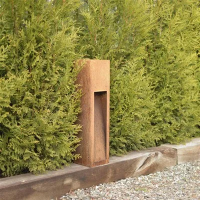 Svjetlo za stupove od Corten Steel-a